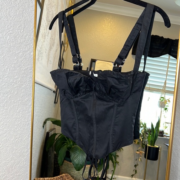 HOUSE OF CB 'Analia' Black Bustier Corset NWOT - Picture 8 of 11